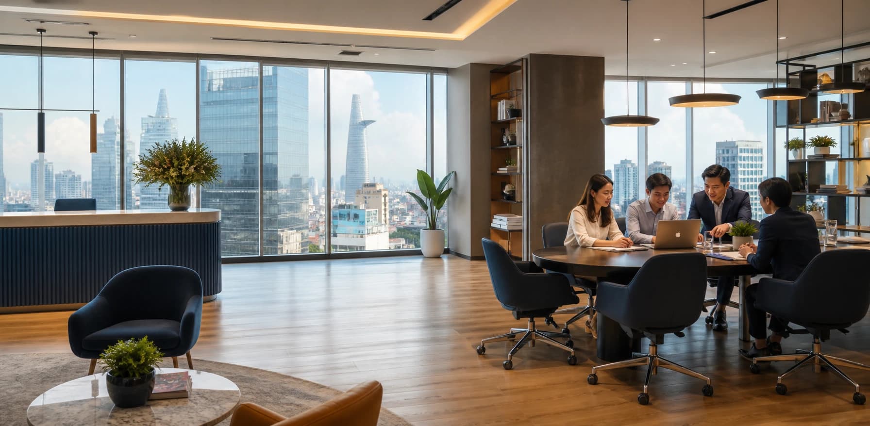 Không gian văn phòng hiện đại dành cho doanh nghiệp tại W2O